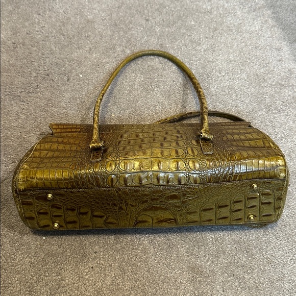 Brahmin Python Alligator Crocodile Genuine Leather Reptile Bag GUC WITH KEY - Picture 7 of 9